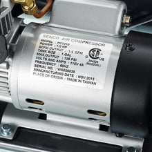 Load image into Gallery viewer, Senco PC1010 1-Horsepower Peak, 1/2 hp running 1-Gallon Compressor,Gray/Red