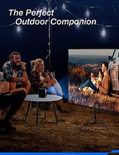 Load image into Gallery viewer, Crosstour Portable Projector, Mini Pico Pocket Projector for Outdoor Movies, Small DLP Video Projector Home Theater, 3000 mAh Rechargeable Battery 40000 Hrs LED Life Supports HDMI TV Stick PS4