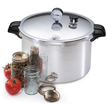 Load image into Gallery viewer, Presto 01755 16-Quart Aluminum canner Pressure Cooker, One Size, Silver
