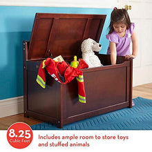 Load image into Gallery viewer, Melissa & Doug Wooden Toy Chest - Natural & Wooden Toy Chest - Espresso