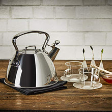 Load image into Gallery viewer, All-Clad E86199 Stainless Steel Tea Kettle, 2-Quart, Silver