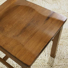 Load image into Gallery viewer, Walker Edison Solid Wood Farmhouse Dining Chairs X-Back Armless Kitchen Chairs, Set of 2 -Brown (CHW2AB)
