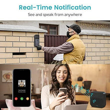 Load image into Gallery viewer, WiFi Video Doorbell Camera, XTU 2K Resolution Wireless Doorbell Camera with Wireless Chime, No Monthly Fees, 2-Way Audio, Motion Detection, Support Local/Cloud Storage