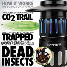 Load image into Gallery viewer, DynaTrap DT1775 1 Acre XL Mosquito and Insect Trap with AtraktaGlo Light - Black