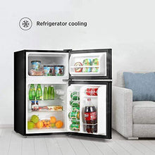Load image into Gallery viewer, Midea 3.1 Cu. Ft. Compact Refrigerator, WHD-113FB1 - Black