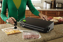Load image into Gallery viewer, FoodSaver FM2100-000 Vacuum Sealer Machine System with Starter Bags & Rolls | Safety Certified, Black
