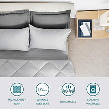Load image into Gallery viewer, Bedsure King Size Comforter Set - 8 Pieces Reversible King Bed in A Bag,Bed Sets King with Comforter and Sheets, Grey Bedding Comforter Sets