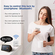 Load image into Gallery viewer, Narpult Smart Door Lock, Fingerprint Electronic Deadbolt Door Lock, Keyless Entry Door Lock Featuring Auto-Locking, Smart Door Lock, Compatible with Alexa, Google Assistant - Bronze