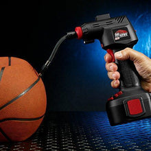 Load image into Gallery viewer, Ontel Air Hawk Pro Automatic Cordless Tire Inflator Portable Air Compressor, Easy to Read Digital Pressure Gauge, Built In LED Light