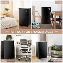 Load image into Gallery viewer, TECCPO Mini Fridge with Freezer TAMF32, 3.1 Cu.Ft, Low Noise, Energy Star, 6 Settings Temperature Adjustable, Mini Fridge for Bedroom, Dorm