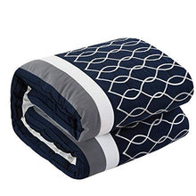Load image into Gallery viewer, Chic Home Dinah 24 Piece Bed in a Bag Comforter Set, King, Blue