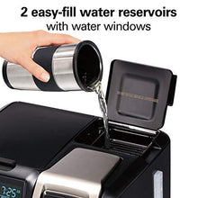 Load image into Gallery viewer, Hamilton Beach FlexBrew Thermal Coffee Maker, Single Serve & Full Pot, Compatible with K-Cup Pods or Grounds, Programmable, Black and Stainless (49966)