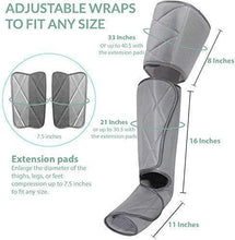 Load image into Gallery viewer, Leg Massager for Circulation - Foot and Calf Massager Air Compression Leg and Thigh Wraps Massage Boots Machine for Home Use Relaxation with Controller