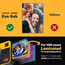 Load image into Gallery viewer, Kodak Mini Shot 2 Retro | 68-Sheet Bundle | Portable Wireless Instant Camera & Photo Printer, Compatible with iOS & Android and Bluetooth Devices, Real Photo (2.1x3.4) 4Pass Technology - Yellow