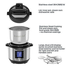 Load image into Gallery viewer, Instant Pot Ultra 3 Qt 10-in-1 Multi- Use Programmable Pressure Cooker, Slow Cooker, Rice Cooker, Yogurt Maker, Egg Cooker, Sauté, Steamer, Warmer, and Sterilizer, Silver