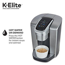 Load image into Gallery viewer, Keurig K-Elite Coffee Maker, Single Serve K-Cup Pod Coffee Brewer, With Iced Coffee Capability, Brushed Silver