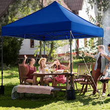 Load image into Gallery viewer, YAHEETECH 10x10 Pop up Canopy Tent - Commercial Instant Canopy Camping Canopy, Heavy Duty Waterproof Adjustable, with Wheeled Bag, Canopy Sandbags x4, Tent Stakesx4 - Navy Blue