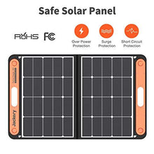 Load image into Gallery viewer, Jackery SolarSaga 60W Solar Panel for Explorer 160/240/500 as Portable Solar Generator, Portable Foldable Solar Charger for Summer Camping Van RV(Can't Charge Explorer 440/ PowerPro)