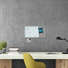 Load image into Gallery viewer, U Brands Magnetic Glass Dry Erase 3-in-1 Calendar Board, Only for use with HIGH Energy Magnets, 17 x 23 Inches, White Aluminum Frame (3196U00-01)