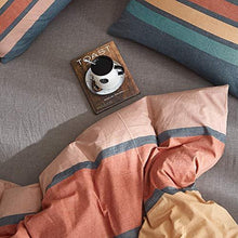 Load image into Gallery viewer, Joyreap 3 Pieces Duvet Cover Set, Premium Washed Cotton Comforter Cover, Rainbow Gray Duvet Cover with Zipper & Two Pillowcases, Ultra Soft, Breathable and for All Season (King, 104x90 inches)