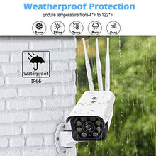 Load image into Gallery viewer, Security Camera Outdoor 3G/4G Cameras with 1080P for Night Vision 4G Cellular Camera with Motion Detection Alert for Home Security 4G Surveillance Cameras with 2 Way Audio for All 4G LTE Versions