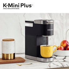 Load image into Gallery viewer, Keurig K-Mini Plus Coffee Maker, Single Serve K-Cup Pod Coffee Brewer, Comes With 6 to 12 Oz. Brew Size, K-Cup Pod Storage, and Travel Mug Friendly, Black