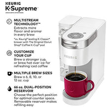 Load image into Gallery viewer, Keurig K-Supreme Coffee Maker, Single Serve K-Cup Pod Coffee Brewer, With MultiStream Technology, 66 Oz Dual-Position Reservoir, and Customizable Settings, White