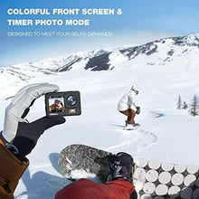 Load image into Gallery viewer, Campark X35 Action Camera 4K 24MP Wi-Fi Underwater Waterproof Camera 40M with Dual Screen, EIS, Sony Sensor, 170° Wide Angle Sports Camera 4X Zoom PC Webcam with 2 Batteries and Mounting Kits