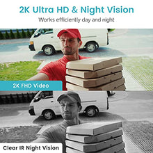 Load image into Gallery viewer, WiFi Video Doorbell Camera, XTU 2K Resolution Wireless Doorbell Camera with Wireless Chime, No Monthly Fees, 2-Way Audio, Motion Detection, Support Local/Cloud Storage