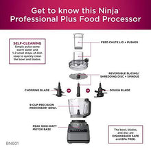Load image into Gallery viewer, Ninja BN601 Professional Plus Food Processor 1000-Peak-Watts with Auto-iQ Preset Programs Chop Puree Dough Slice Shred with a 9-Cup Capacity and a Silver Stainless Finish