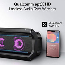 Load image into Gallery viewer, LG PK7 XBOOM Go Water-Resistant Wireless Bluetooth Party Speaker with Up To 22 Hours Playback - Black
