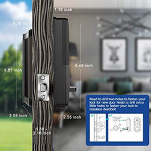 Load image into Gallery viewer, Narpult Smart Door Lock, Fingerprint Electronic Deadbolt Door Lock, Keyless Entry Door Lock Featuring Auto-Locking, Smart Door Lock, Compatible with Alexa, Google Assistant - Bronze