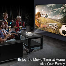 Load image into Gallery viewer, Mini Projector, TOPVISION 4000LUX Outdoor Movie Projector with Screen Mirroring,Full HD 1080P Supported LED Projector, Compatible with Fire Stick,HDMI,VGA,USB,TV,Box,Laptop,DVD