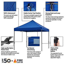 Load image into Gallery viewer, YAHEETECH 10x10 Pop up Canopy Tent - Commercial Instant Canopy Camping Canopy, Heavy Duty Waterproof Adjustable, with Wheeled Bag, Canopy Sandbags x4, Tent Stakesx4 - Navy Blue