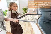 Load image into Gallery viewer, Luby Large Toaster Oven Countertop French Door Designed, 18 Slices, 14'' pizza, 20lb Turkey, Silver