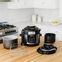 Load image into Gallery viewer, Ninja FD401 Foodi 8-Quart 9-in-1 Deluxe XL Pressure Cooker, Broil, Dehydrate, Slow Cook, Air Fryer, and More, with a Stainless Finish