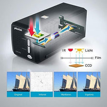 Load image into Gallery viewer, Plustek OpticFilm 8200i SE , 35mm Film & Slide Scanner. 7200 dpi / 48-bit Output. Integrated Infrared Dust/Scratch Removal. Bundle Silverfast SE Plus 8.8 , Support Mac and PC.