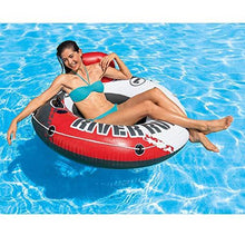 Load image into Gallery viewer, Intex River Run 1 53" Inflatable Floating Water Tube Lake Raft, Red (2 Pack)