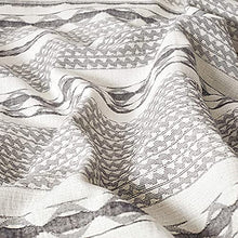 Load image into Gallery viewer, PHF Cotton Boho Textured Duvet Cover Set - 3 Pieces, King (106” x 92”) - Geometric Pattern Bedding Yarn Dyed Jacquard Stripe - Soft and Cozy, Suitable for All Season, Grey and Cream