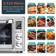 Load image into Gallery viewer, COSORI CO130-AO Air Fryer Toaster Oven Combo 12-in-1 Countertop Rotisserie & Dehydrator for Chicken, Pizza, 100 Recipes & 6 Accessories Included, 30L, Silver