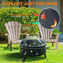 Load image into Gallery viewer, Outdoor Fire Pits Wood Burning Firepits for Outside,32 Inch