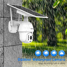 Load image into Gallery viewer, TOGUARD Wireless Security Camera Outdoor Solar Powered Battery PTZ Security Camera 1080P Waterproof IP Dome Cam with 2-Way Audio PIR Radar IP65 Full-Color Night Vision Motion Detection