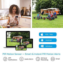Load image into Gallery viewer, 3G/4G LTE Outdoor Solar-Powered Celluar Security Camera, Wirefree Rechargeable Battery Camera System w/SD Socket and Cloud, 1080p Night Vision, 2-Way Audio, PIR Motion Sensor, REOLINK Go+Solar Panel