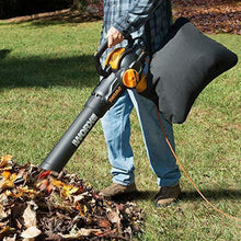 Load image into Gallery viewer, WORX WG512 Trivac 2.0 Electric 12-amp 3-in-1 Vacuum Blower/Mulcher/Vac, Black and Orange