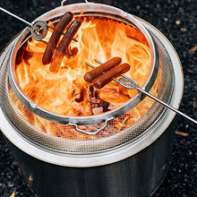 Load image into Gallery viewer, Solo Stove Stainless Steel Bonfire Pit Spark Screen with guilds Shield Protector Mesh Protective Spark Screen for Backyard and Outdoor fire pits Stops Hot Embers