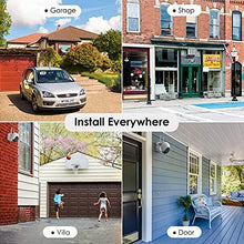Load image into Gallery viewer, Security Camera Outdoor, Wireless WiFi 360° PTZ Camera, ieGeek 15000mAh Solar Security Camera Battery Powered, Home Surveillance Camera with 2-Way Audio, Motion Detection, 1080P Night Vision, SD/Cloud