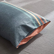 Load image into Gallery viewer, Joyreap 3 Pieces Duvet Cover Set, Premium Washed Cotton Comforter Cover, Rainbow Gray Duvet Cover with Zipper & Two Pillowcases, Ultra Soft, Breathable and for All Season (King, 104x90 inches)