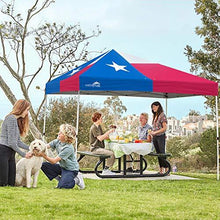 Load image into Gallery viewer, EAGLE PEAK 10’ x 10' Pop Up Canopy Tent Instant Outdoor Canopy Straight Leg Shelter with Adjustable Height and Wheeled Carrying Bag (Texas)