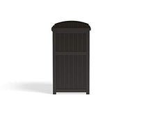 Load image into Gallery viewer, Suncast 33 Gallon Can Resin Outdoor Trash Hideaway with Lid Use in Backyard, Deck, or Patio, Brown
