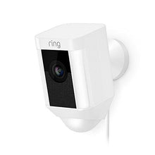 Load image into Gallery viewer, Certified Refurbished Ring Spotlight Cam Wired: Plugged-in HD security camera with built-in spotlights, two-way talk and a siren alarm, White, Works with Alexa
